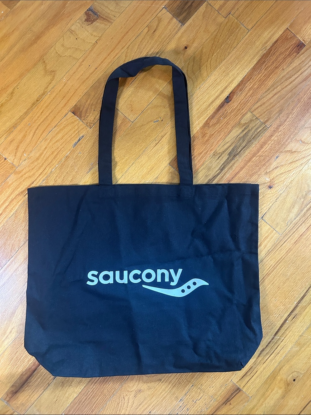Saucony Black Tote with Logo